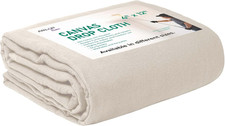 Canvas Drop Cloth for Painting 4X12 Feet Pack of 1-8Oz Painters Drop Cloths for
