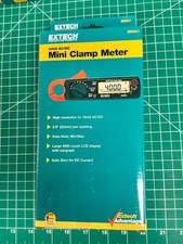 Extech 200A AC/DC Mini Clamp Meter NEW