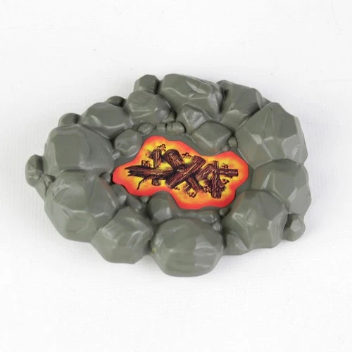 Star Wars Ewok Village Camp Fire, Original Sticker, Vintage RotJ 1983 Kenner