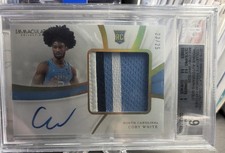 2019 Panini Immaculate Collegiate Patch Gold 23/25 Coby White #88 RC Auto 🔥