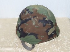 Stahlhelm mit Tarnbezug wohl Baltischer Helm gestempelt CF!