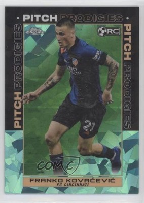 2021 Topps Chrome MLS Sapphire Aqua 44/99 Franko Kovacevic #197 Rookie RC 04lr