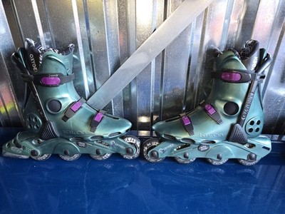 Oxygen KR-03 Men's Inline Skates Green Black Size 27 - US Men's 9