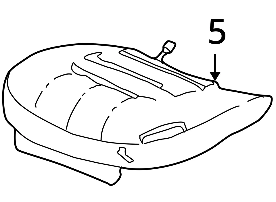 CUBIERTA CADILLAC DEVILLE 2000-2003 12493452 - NUEVA OEM 12493452 Foto 3 de 3