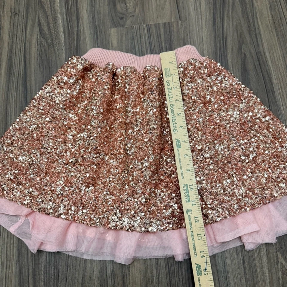 Girl sz 7-8 yrs sequin all over lined winter skirt - Image 2 of 4