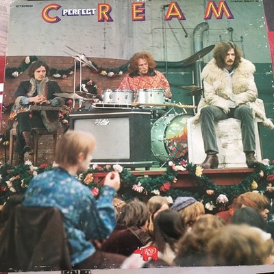 CREAM PERFECT CLAPTON BAKER BRUCE ORIG RSO JAPANESE DOUBLE LP RECORD INSERT