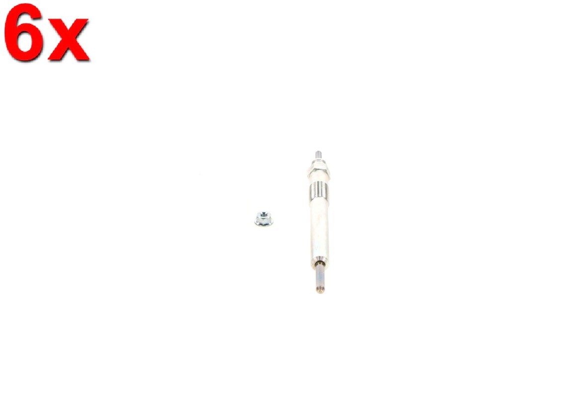 BOSCH 6x Glow Plugs For ISUZU F-Series 96-09 0250202120