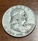 1952-D FRANKLIN SILVER HALF DOLLAR ~ NICE COIN ~ 90% SILVER