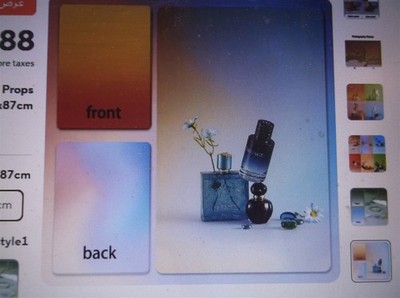 photography Background Wallpaper Gradient Color Photo Backdrop Props Waterproof