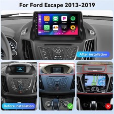 For Ford Escape 2013-2019 Kuga Stereo Radio Gps Navi Apple Carplay Fm Android 14