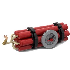 Red Creative Construction Play Set 150PCS Building Toy for Kids Collection