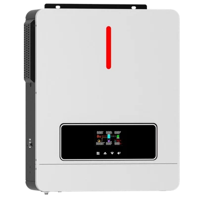 ECGSOLAX 3600W 24V Solar Hybrid Inverter 110V Pure Sine Wave 120A MPPT Charge Controller