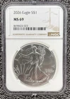 2026 American Silver Eagle 1oz  NGC MS69
