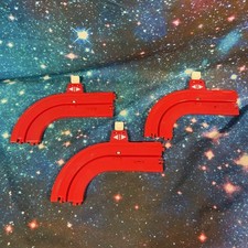 Vintage Tomy 5001 Big Loader Construction Set - 3 Replacement Curve Tracks
