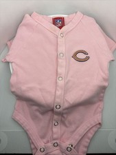 Pink NFL Chicago Bears Infant Ages 6-9 Months One Piece Baby Outfit