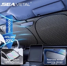 1pc 5-Layer Car Windshield Sunshade Cover Foldable UV Reflective Protector - NEW