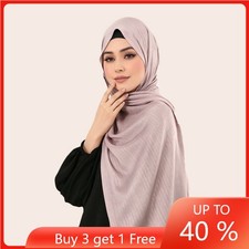 Women Hijab Long Headscarf Shawl Wrap Muslim Scarf Turban Islamic Stoles Scarves