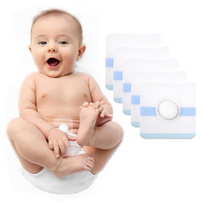 Belly Button Shaper with Waterproof Cotton Pads 5 Pieces ,Baby Belly Band,Baby B