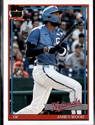 2026 Topps #T91-16 James Wood 1991 Topps Baseball 35th Anniversary (Series One)