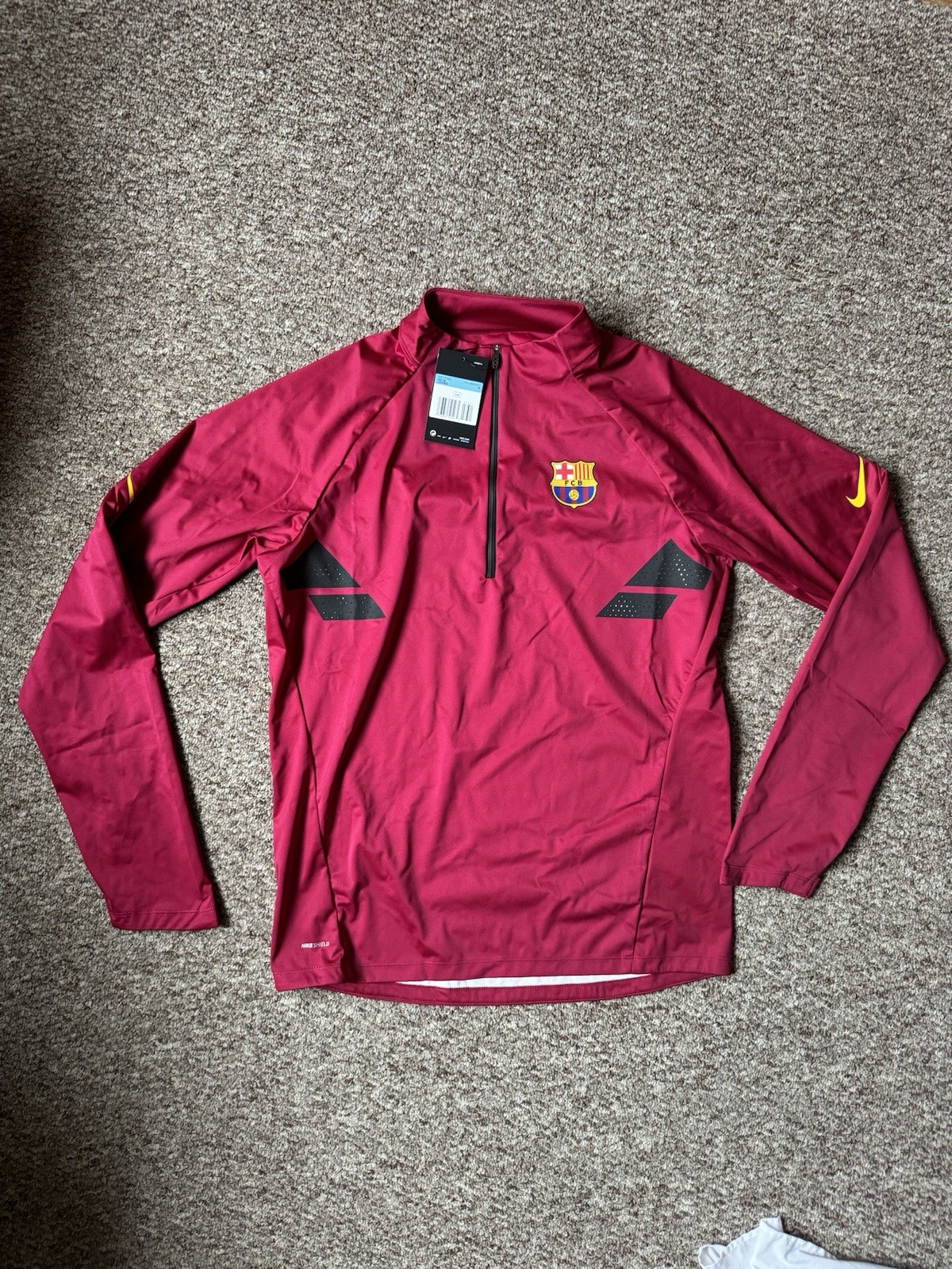 Barcelona Player Issue Nike Shield Training Jacket Barça FCB Top