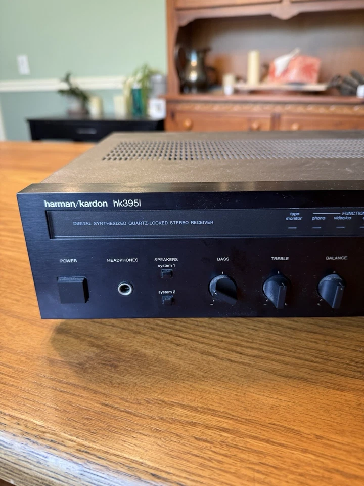 Harman/Kardon hk395i Quartz-Locked Stereo Receiver Tested Partially Working - Image 2 of 4