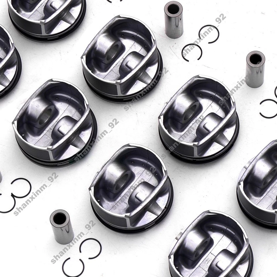 Juego de 8 pistones y anillos Φ89,9 mm para Mercedes-Benz W202 W210 S210 M113 4,3 L Foto 3 de 4