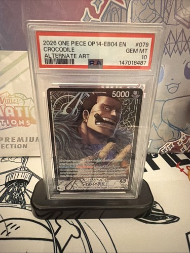 Crocodile (Alternate Art) graded PSA 10 for sale on eBay
