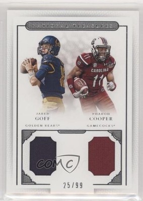 2016 National Treasures Collegiate 25/99 Jared Goff Pharoh Cooper Rookie RC 17qc