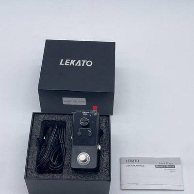 LEKATO Looper Guitar Effect Pedal 9 Loops 40 Min Record for Electric Bass Guitar