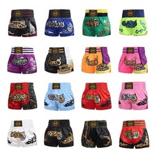 Muay Thai Shorts Boxing Shorts Men Women Children Embroidery Martial Arts MMA Cl