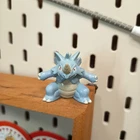 Vintage TOMY Pokemon RHYDON 1.5" Figure CGTSJ Nintendo Toy READ DESCRIPTION