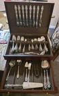 STERLING SILVER SERVICE For  8 Boxed Set 90 Pieces Irian Wallace