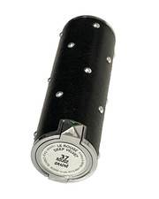 GIVENCHY LE ROUGE DEEP VELVET LIPSTICK 37 ROUGE GRAINE BLACK CASE W STUDS 0.12OZ
