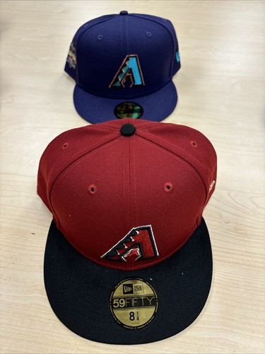 Arizona Diamondbacks NUEVA ERA SOMBRERO Talla 8 1/8 Juego de 2 Totalmente Nuevo