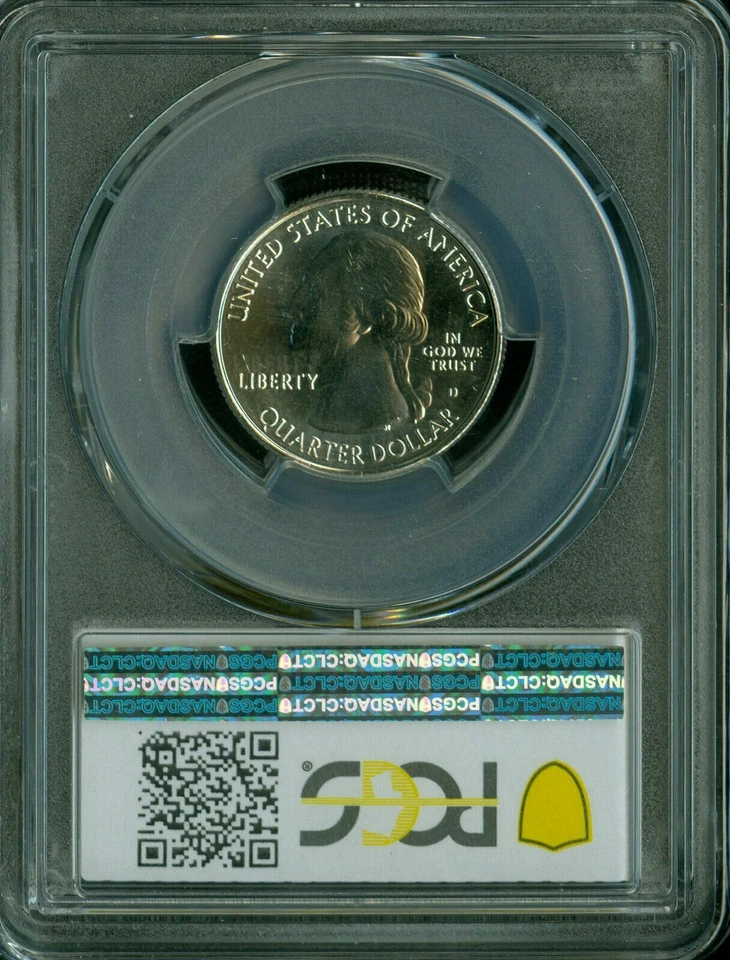 2017 D EFFIGY QUARTER PCGS MS 67 MAC PL 2ND FINEST  * - Image 2 of 2
