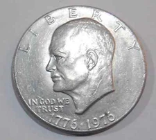 1976 P Type 1 "Ike" Eisenhower Bicentennial Dollar BU