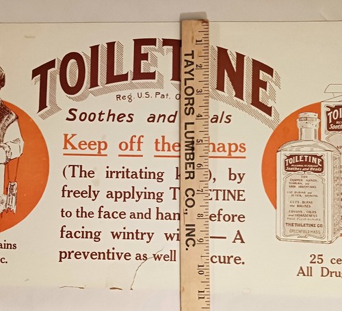 Vintage Bus Trolley Ad Lotion Soothes and Heals 25 Cents All Druggists - Picture 5 of 6