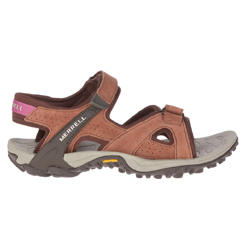 Merrell Kahuna 4 strap sandali da donna sandali da trekking pelle marrone J033602