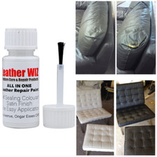 Leather Touch Up Paint - Scuffs Scratches in leather Sofa Car Seats Bags Shoes