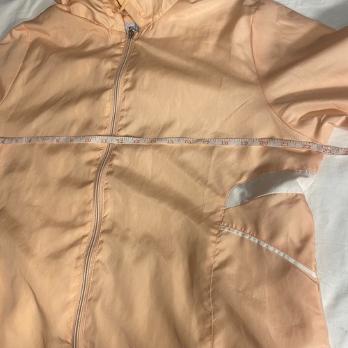 Afi Sport Women's Large Peach Drawstring Hooded Jacket Full Zip - Picture 7 of 8