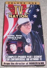 TV Nation, Volume 1 VHS Video Steven Wright Michael Moore