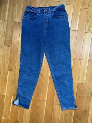vintage casucci jeans with zips on the ankle