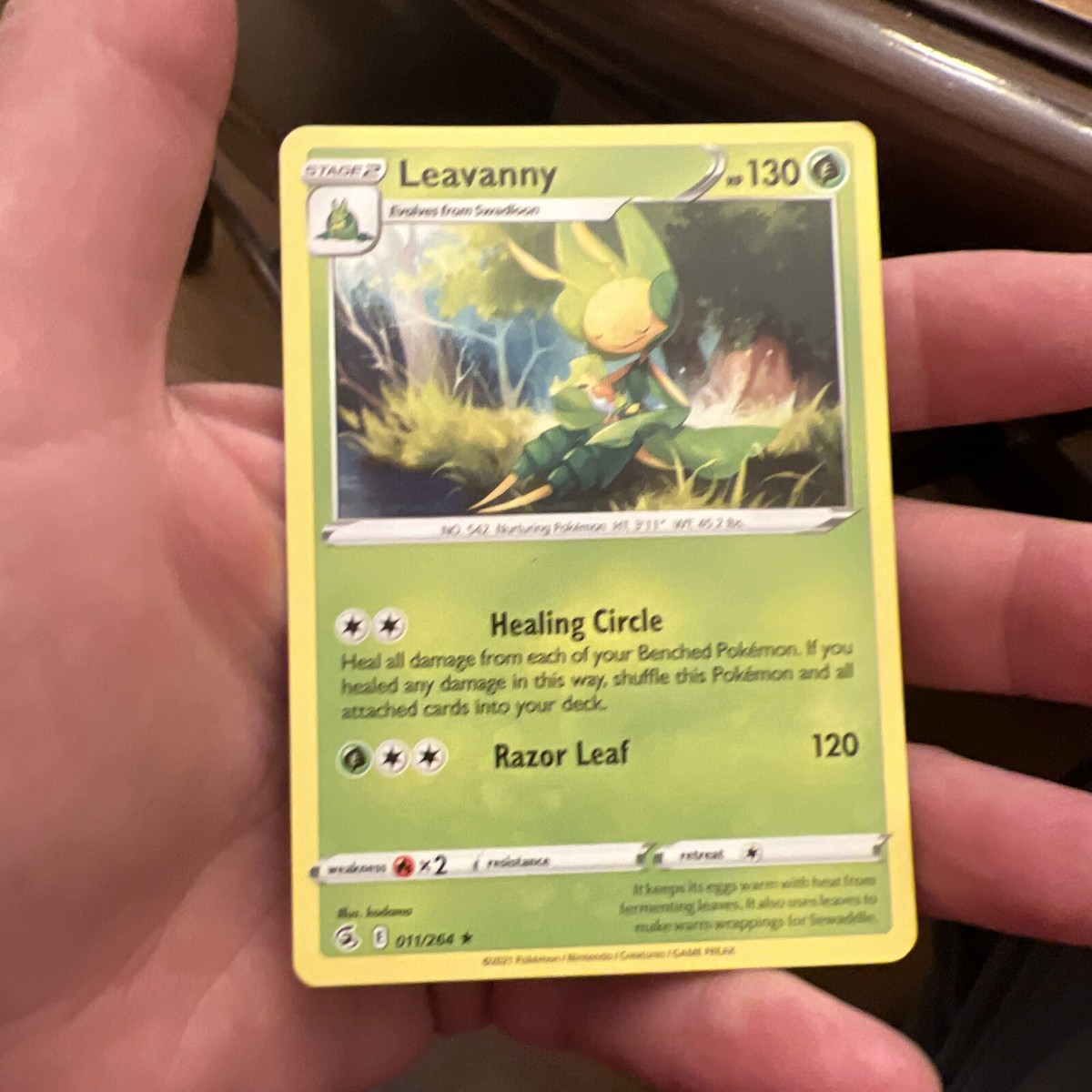 Pokemon Trading card Stage 2 Leavanny HP130 011/264 | eBay