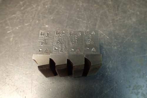 3/4" -20 NS Standard Thread Threading Chasers for Geometric 3/4"-D Die Head Used - Picture 2 of 12