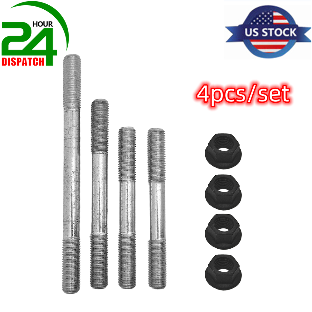 4 Heavy Duty High Temp Steel Head Stud Kit For Honda TRX400EX 400X