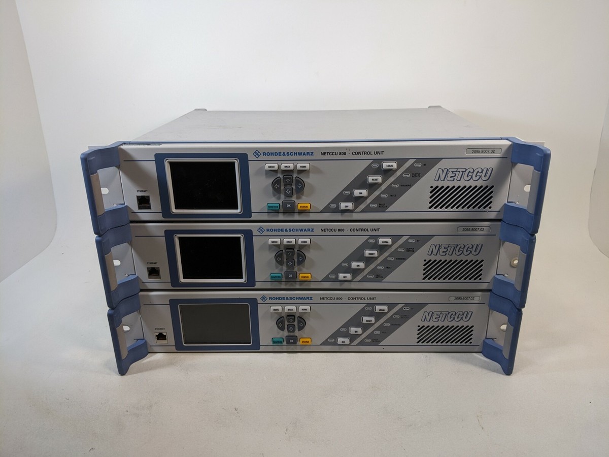 Rohde & Schwarz NETCCU 800 Control Unit 2095.8007.02 Rohde & Schwarz NETCCU 800 Control Unit 2095.8007.02