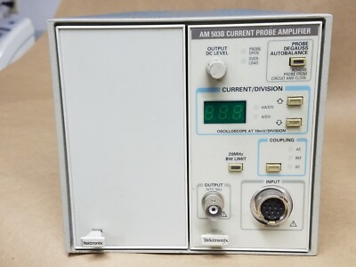 Tektronix Current Probe Measurement System (AM 503B, TM 502A, A6302, A6303)