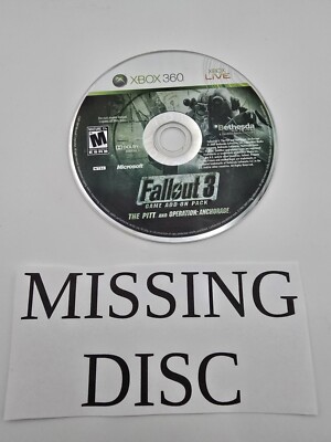 Fallout 3 Game Add-On Pack The Pitt & Operation Anchorage NO TRACKING 