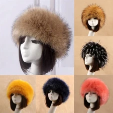 Cover Imitation Fur No Topless Autumn Warm Hat Decoration Plush Ring Fox Fur