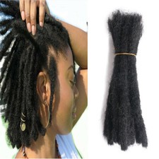 20cm 30cm 100 Human Hair Afro Dreadlocks Extensions Crochet Braids Locks